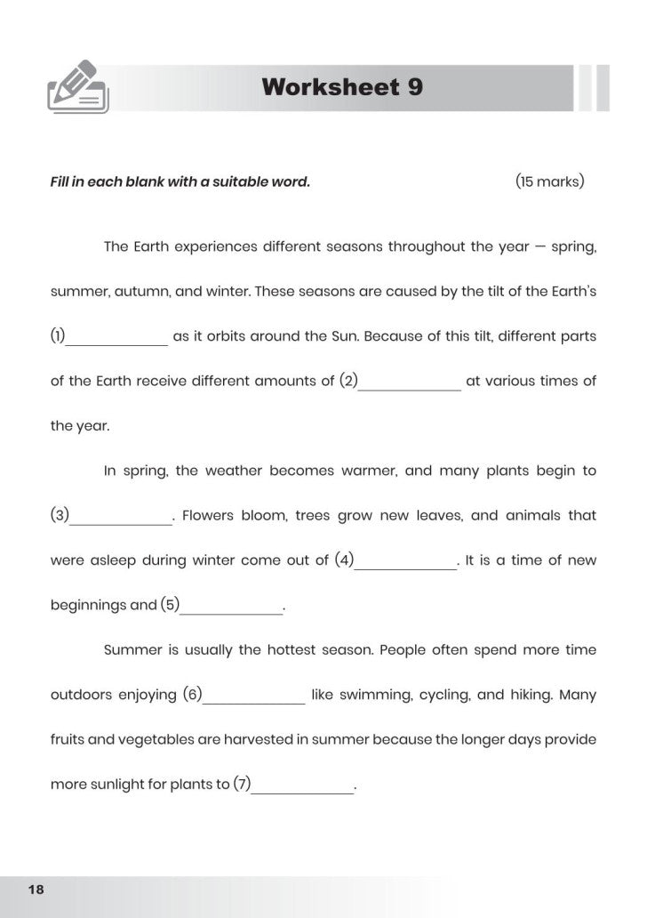 Strategic Success in PSLE English Tackling Comprehension Cloze with Confidence