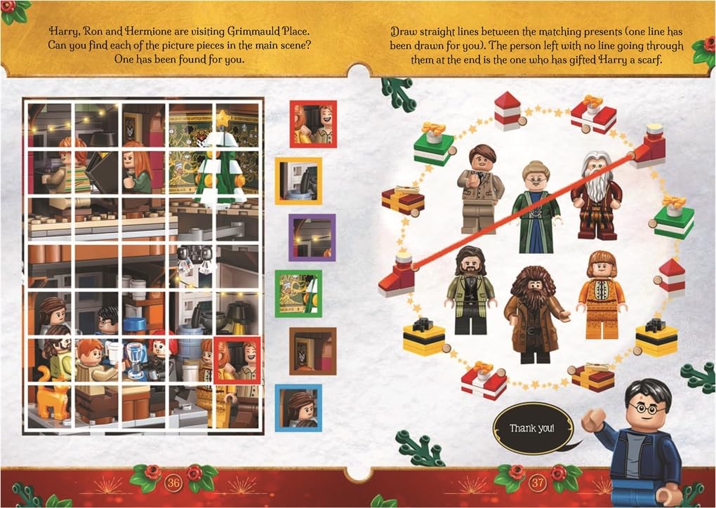 LEGO® Harry Potter™: Magical Christmas (with Harry Potter Minifigure and Festive Mini-Builds) Hardcover