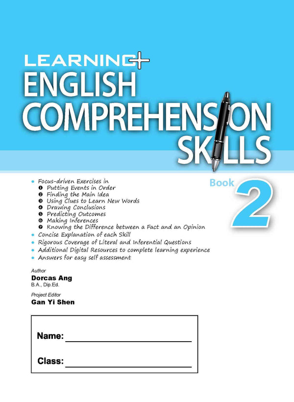 Learning+ English Comprehension Skills Book 2