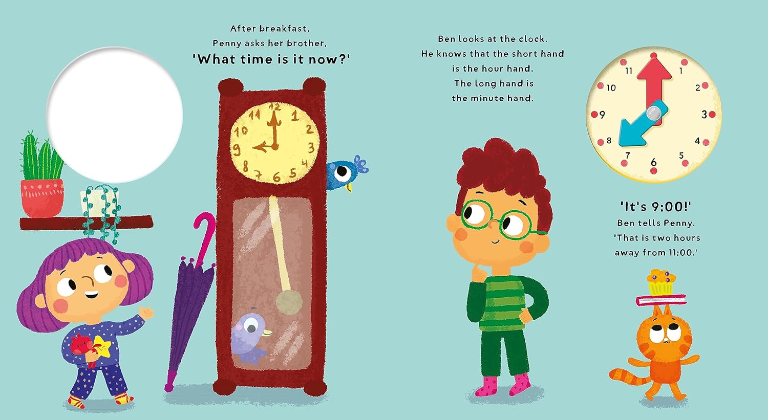  Tell the Time - Yes, I Can! (Boardbook)