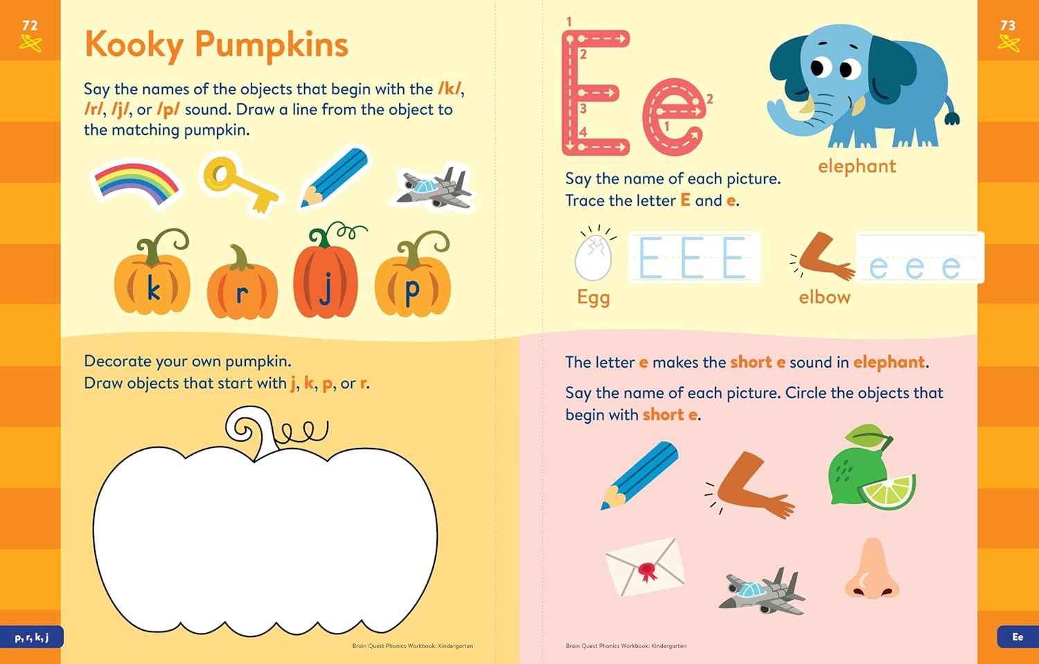 Brain Quest Phonics Workbook 2: Kindergarten