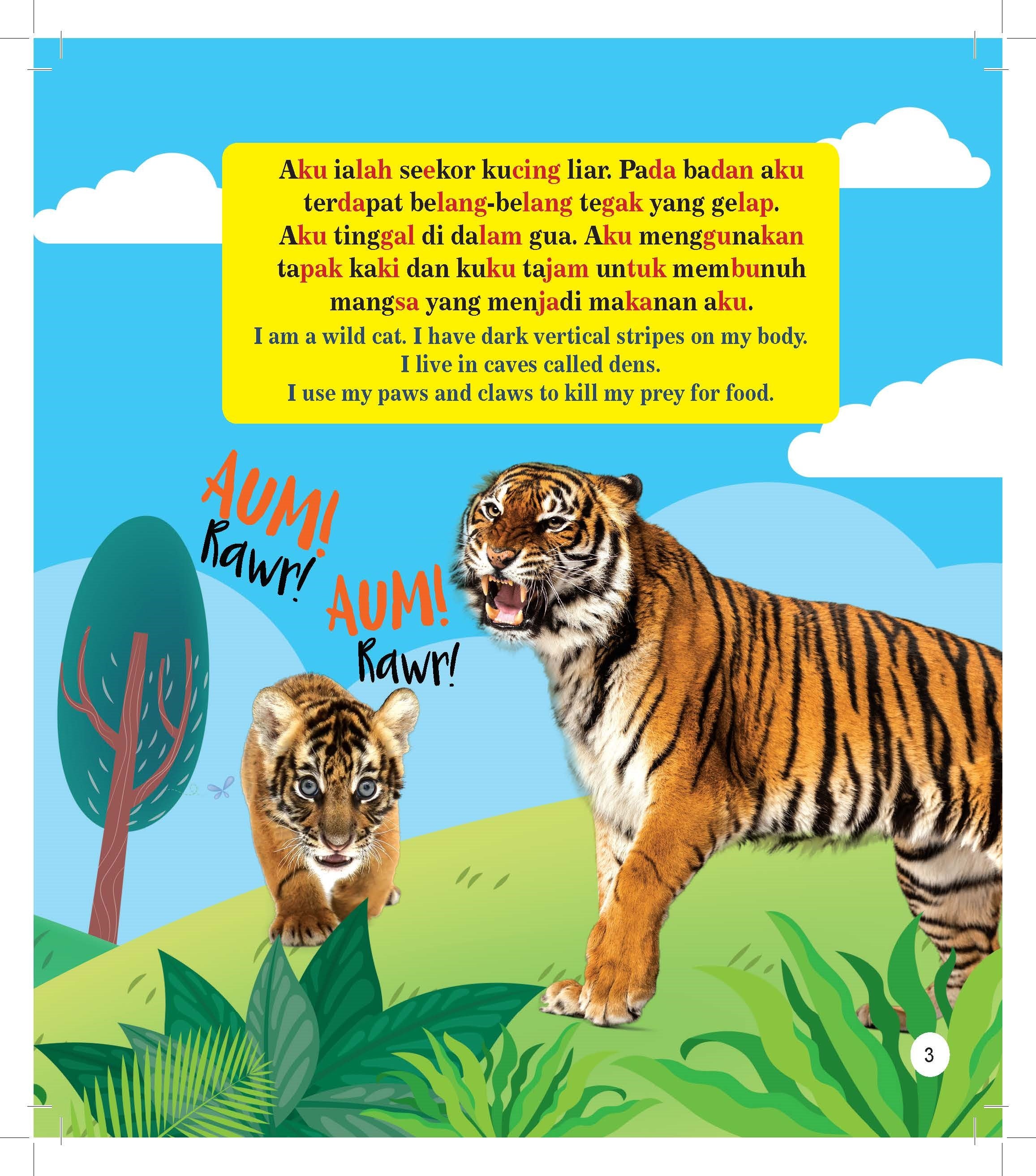 Trivia Kanak-kanak Tentang Kucing Dwibahasa