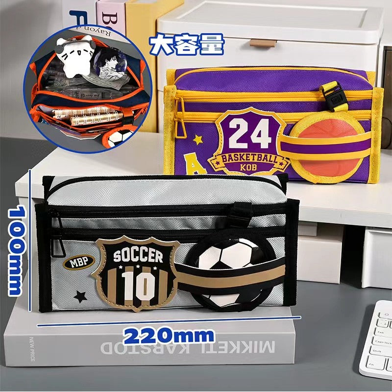 Pencil Case With 3 Compartment Sport 2508