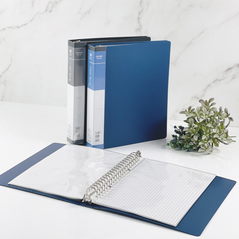 Centre Refillable Ring Binder Clear Holder A5