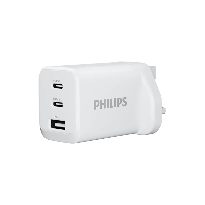 Philips 65W GaN Fast Wall Charger 2C1A