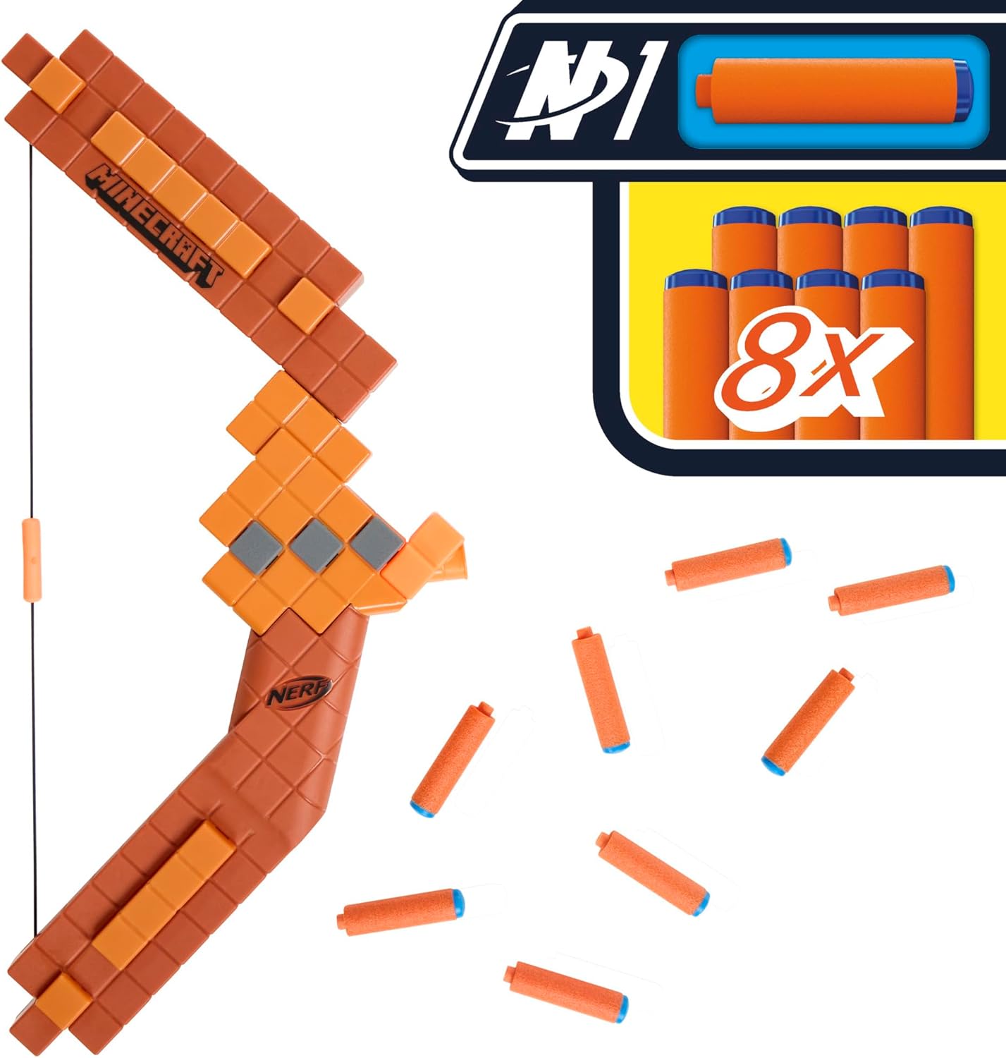 HASBRO NERF MINECRAFT BOW DART BLASTER