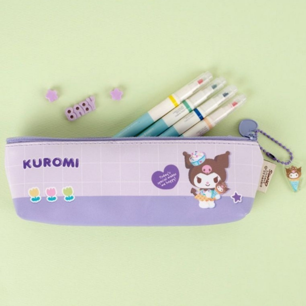 Sanrio Kuromi Sweet Flat Pen Pouch