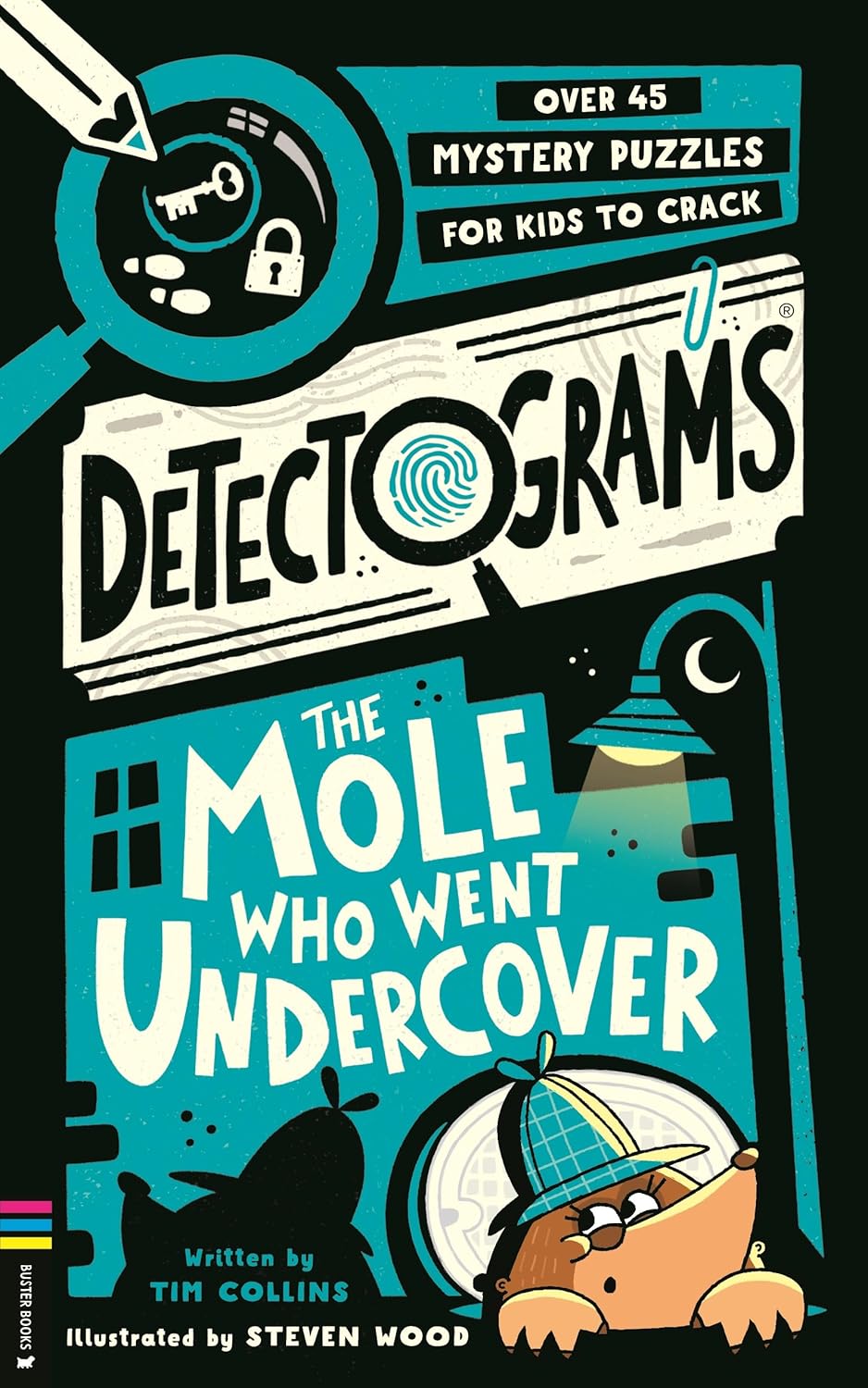 Detectograms®: The Mole Who Went Undercover: 50 Mystery Puzzles for Kids to Crack (Paperback)