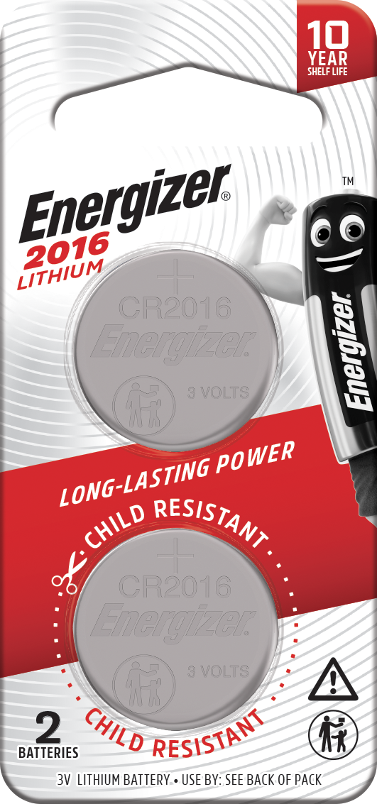 Energizer Lithium Coin CR2016BP2