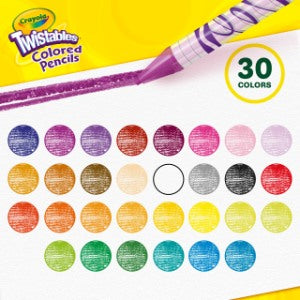 Crayola Twistable Colored Pencils 30's 687409