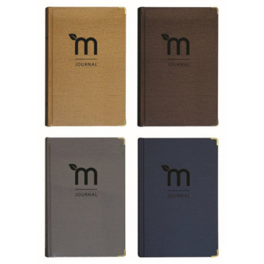 Ecomaz Journal Craft A5 Hard Cover Plain 160 Sheets 100g (random Colour) Jna5160p