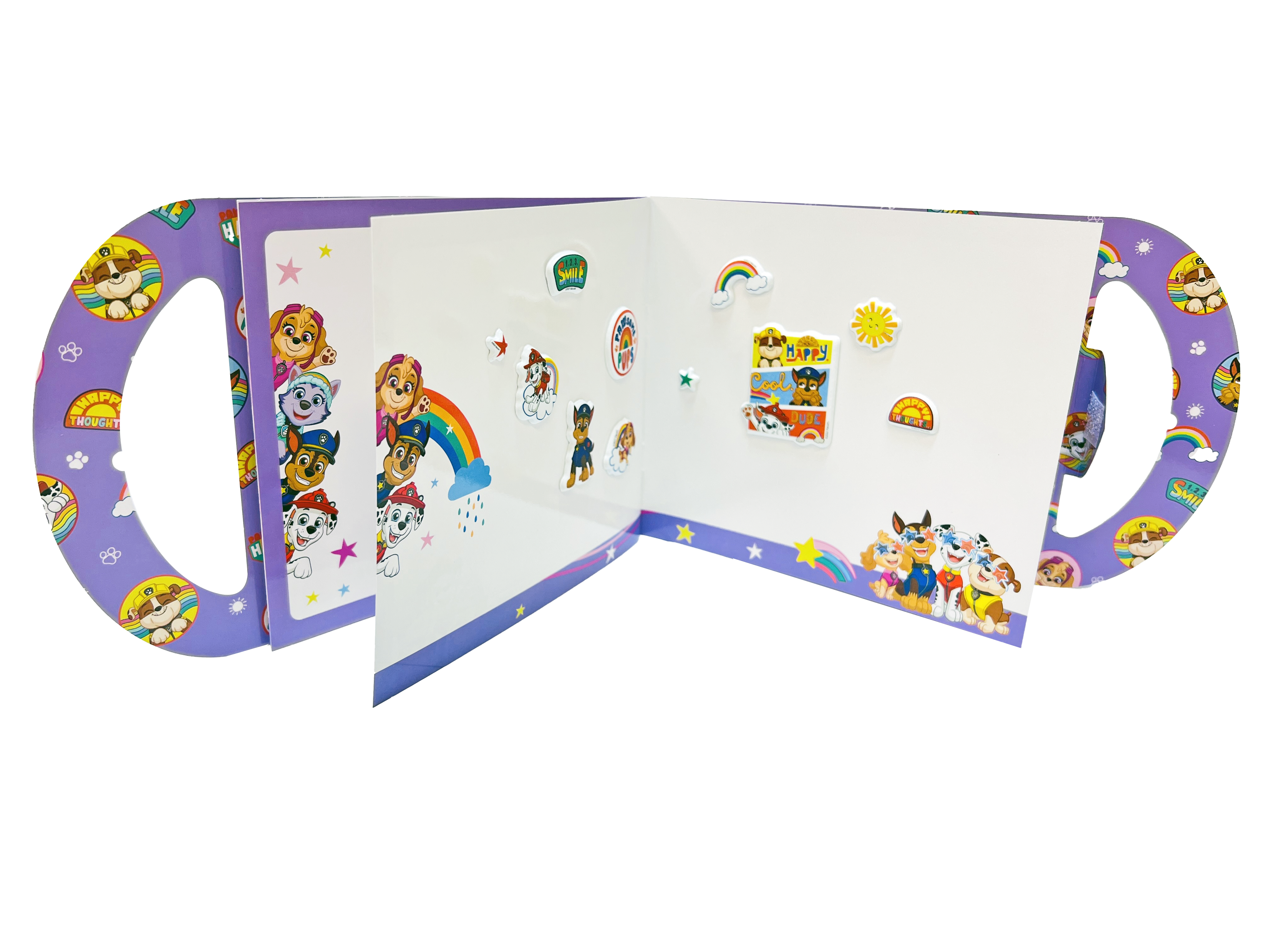 PAW PATROL STICKER BOOK WITH STICKER SET-BE HAPPY