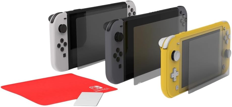 PowerA Anti-Glare Screen Protector Family Pack for Nintendo Switch (Officially Licensed)