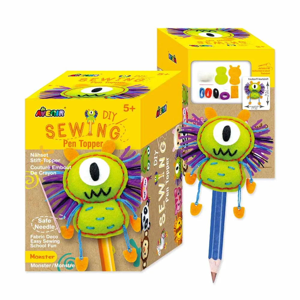 Avenir Diy Sewing Pen Topper Monster