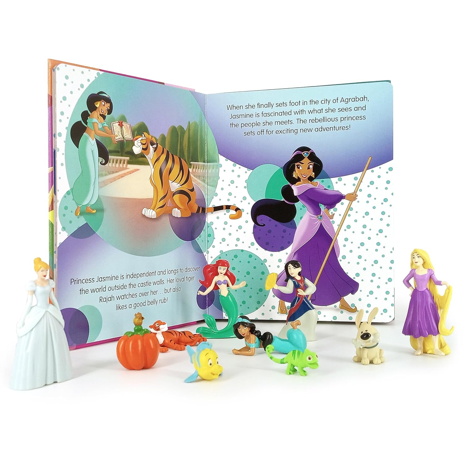 Disney Princess: With Storybook, 10 Figurines And A Playmat (My Busy Books) – Board Book