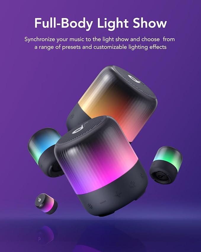 Souncore Glow Mini Bluetooth Speaker