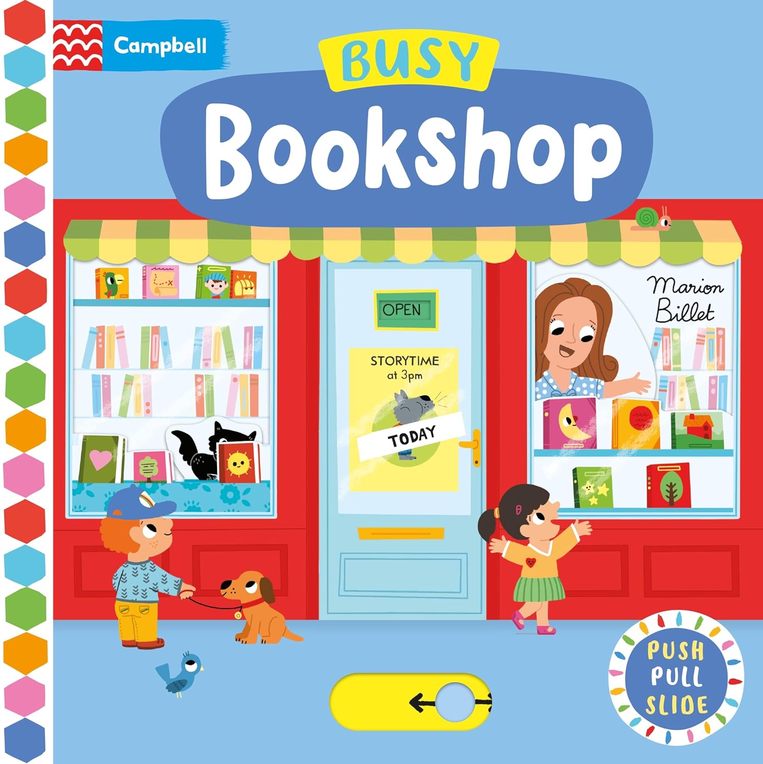 Busy Bookshop: A Push, Pull, Slide 