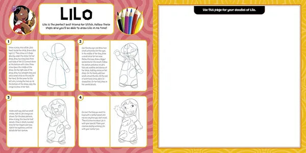 Disney Stitch: How To Draw (with Easel)