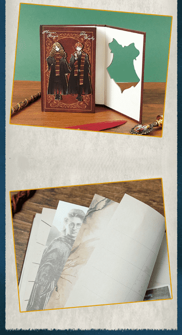 Harry Potter B6 Hard Cover Notebook Together