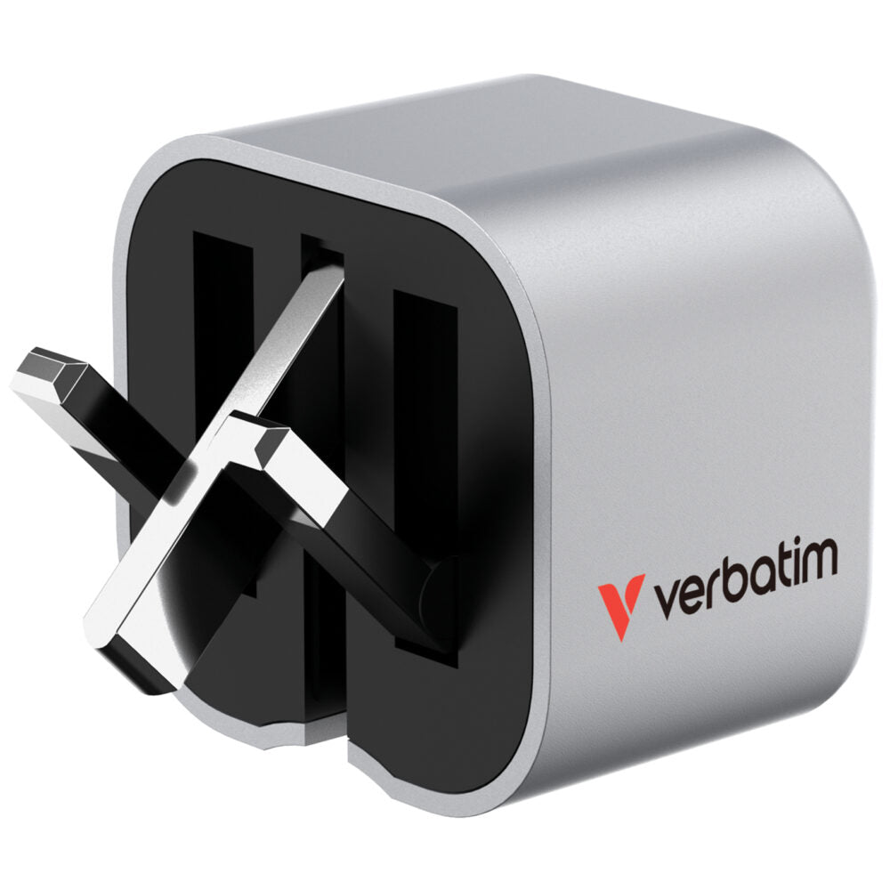 2-Port 35W GaN Charger Foldable UK Plug (GCF35)