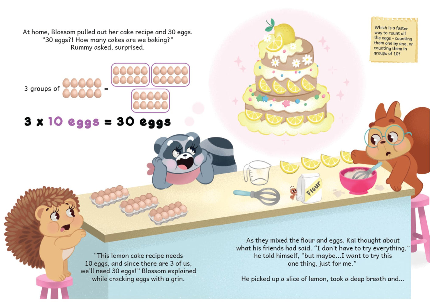 Maths Storybook: One Brave Bite - Multiplication (5-7yo)
