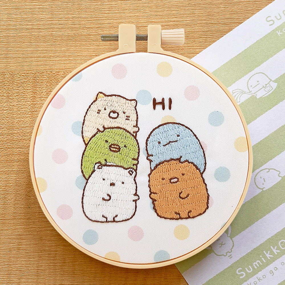 Diy Sumikko Embroidery Kit -Hi
