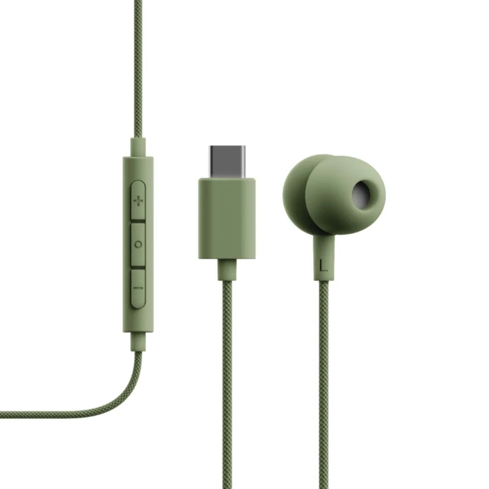 Sudio V3 Wired Earbuds USB-C (Green)