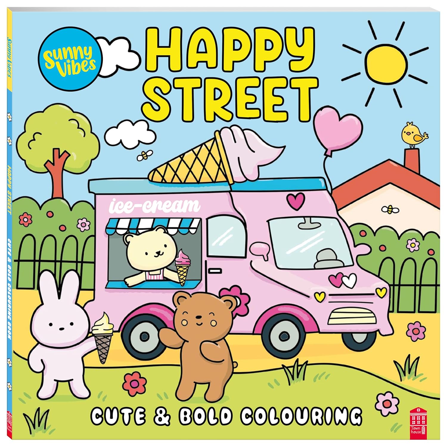 Sunny Vibes Colouring: Happy Street (Paperback)