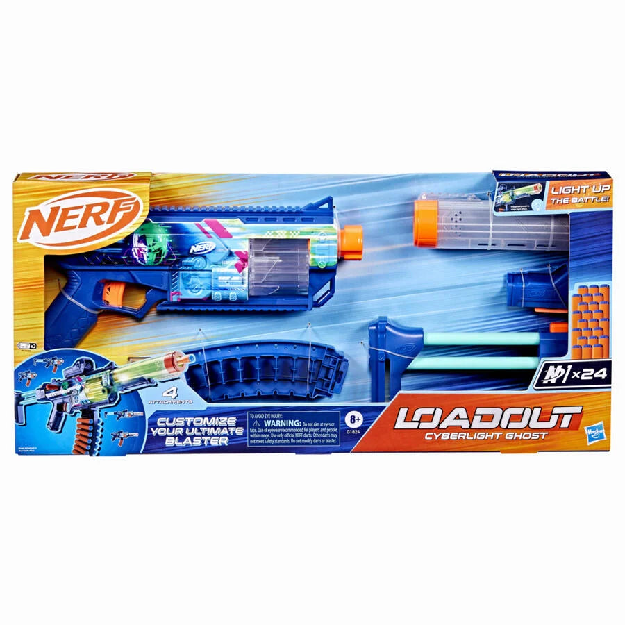 HASBRO NERF LOADOUT CYBERLIGHT GHOST