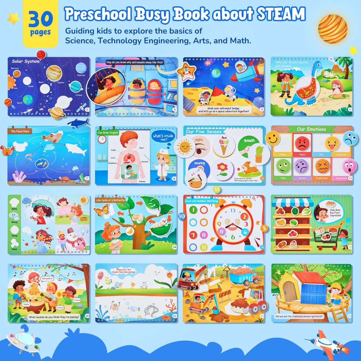 JOYCAT STEAM BUSY BOOK SERIES