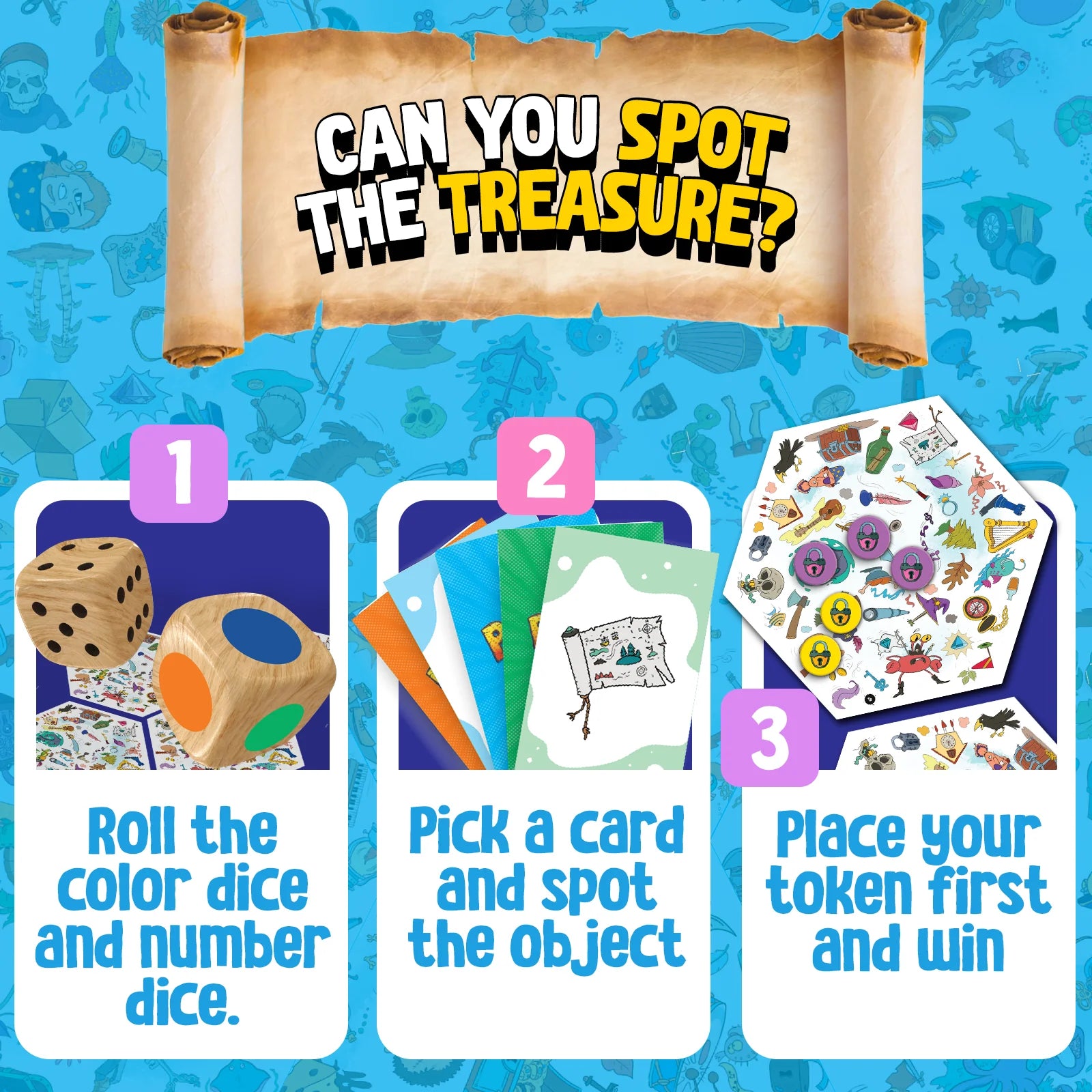 PEGASUS PICTURE HUNT BOARD GAME