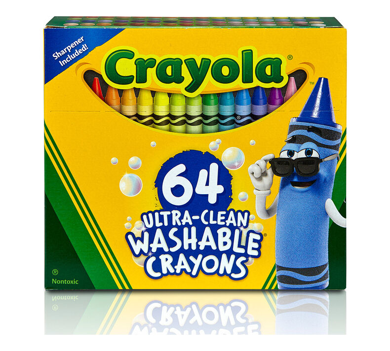 Crayola Ultra Clean Washable Crayons 64'S 523287