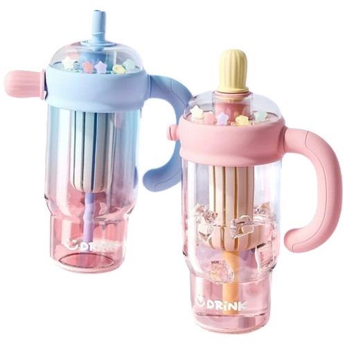 900Ml Water Bottle With Handle - Assorted Colour