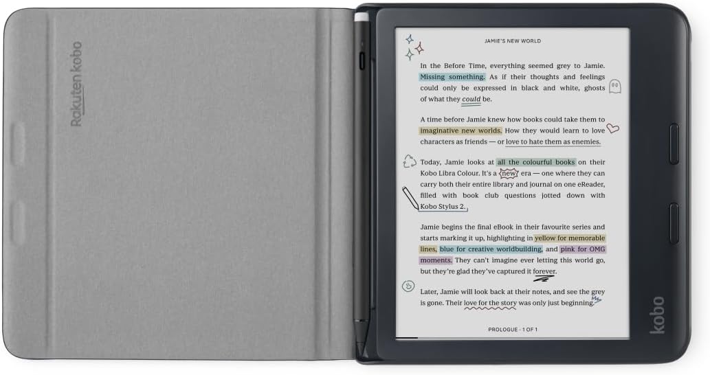 Kobo Libra Colour SleepCover Case - Black