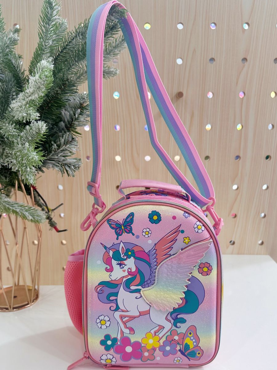 Assorted Thermal Lunch Bag With Water Bottle Slot U2119