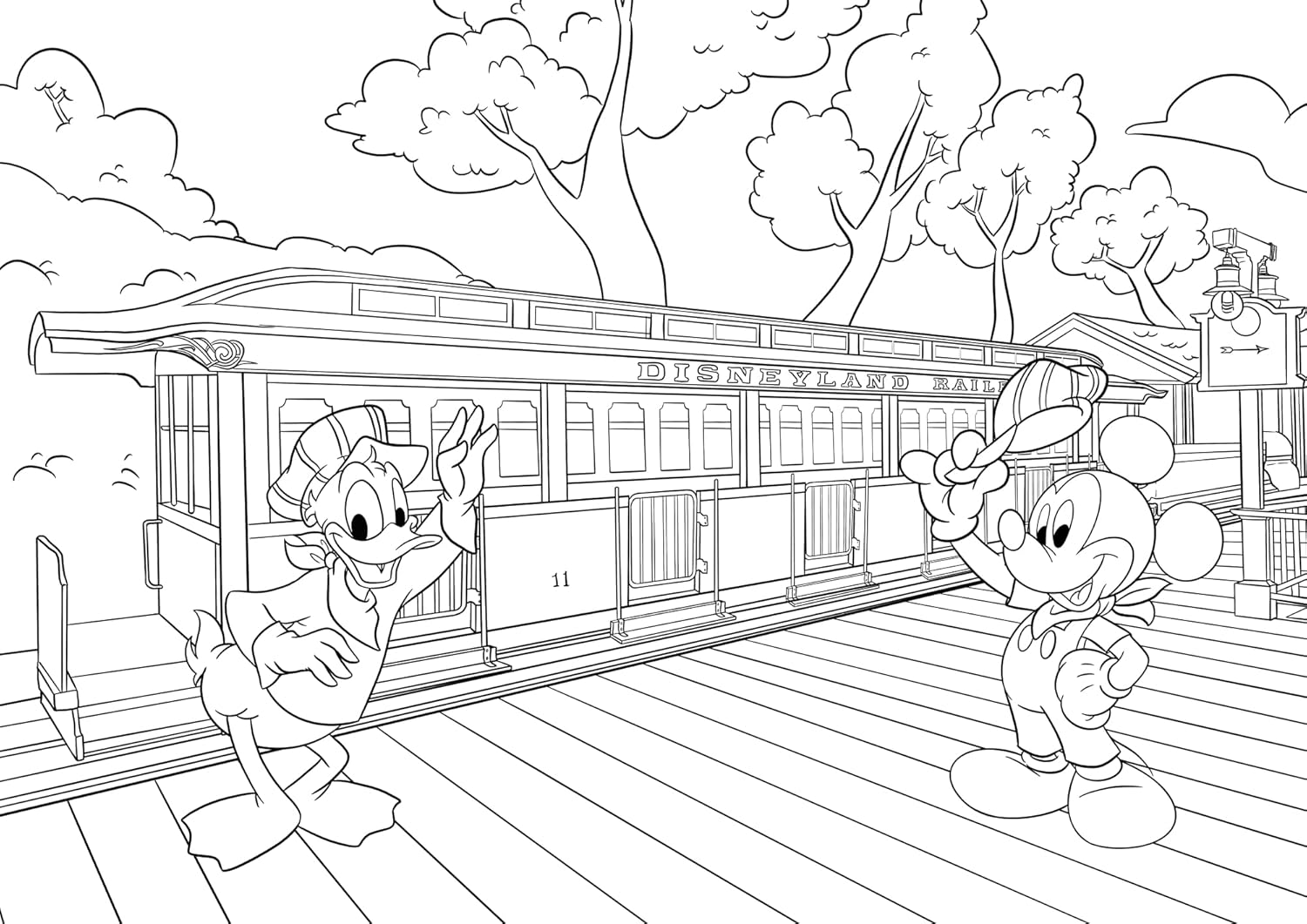 Disney: Disneyland Paris Colouring Book (Young Adult Colouring) Paperback