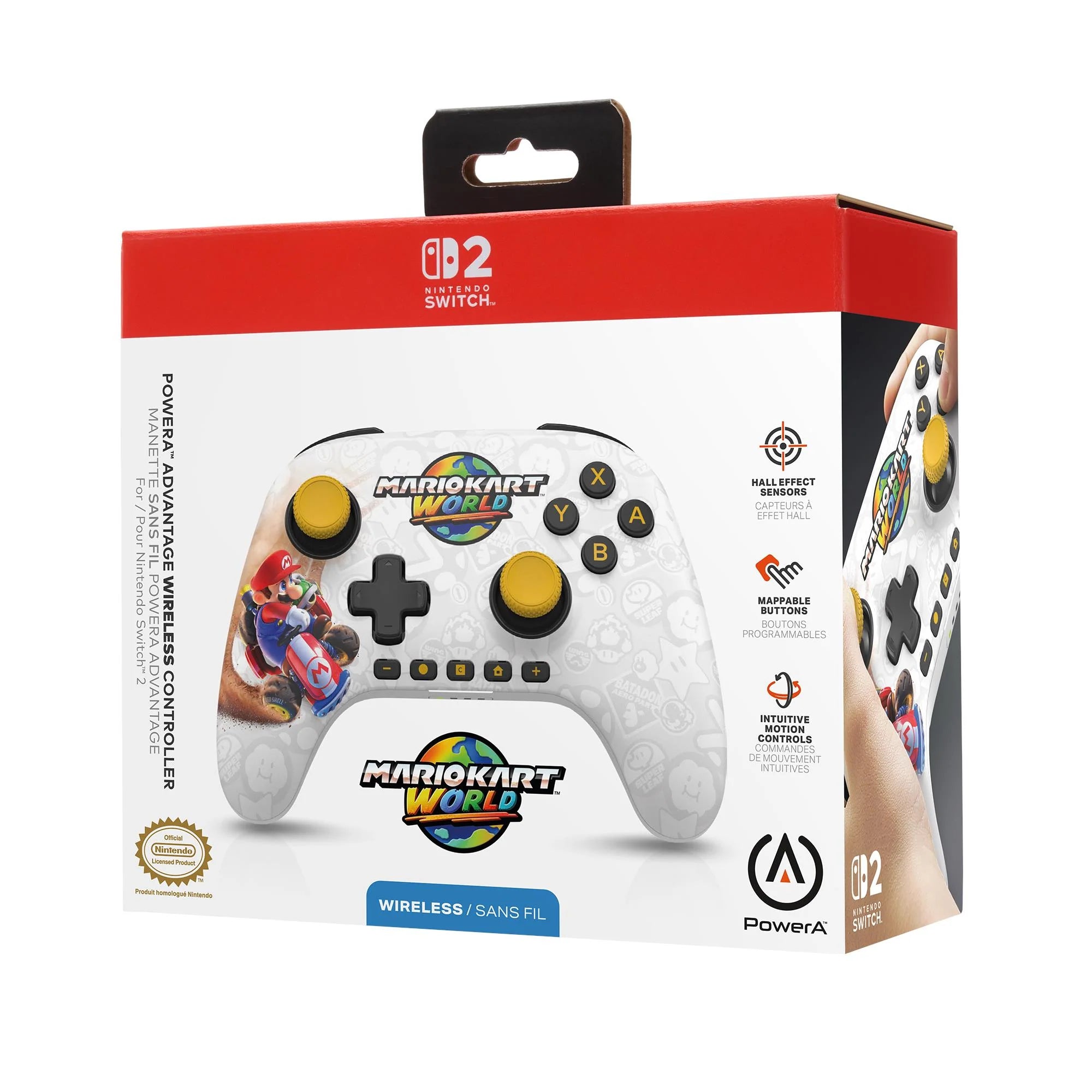 PowerA Advantage Wireless Controller For Nintendo Switch 2 – Mario Kart World