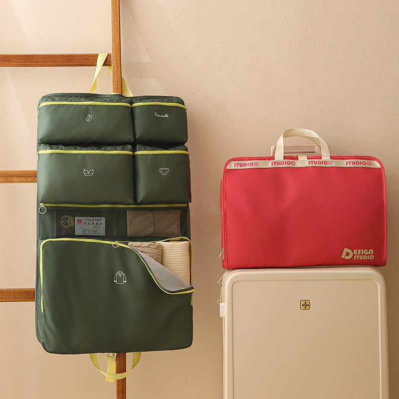 Foldable Travel Storage Bag with Multi Compartment