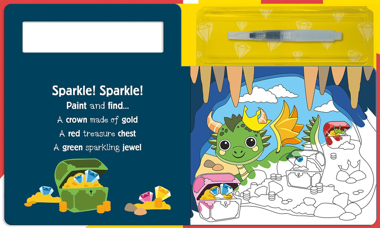 Seek and Find Dragons (Water Painting Seek and Find) (Hardcover)