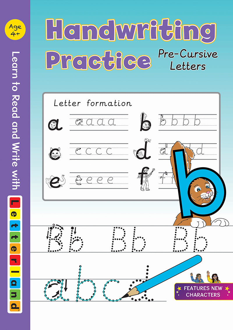 Letterland - Handwriting Practice Pre-Cursive Letters