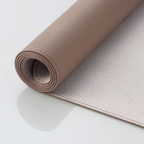 Elecom Large Leather Mouse Pad Brown