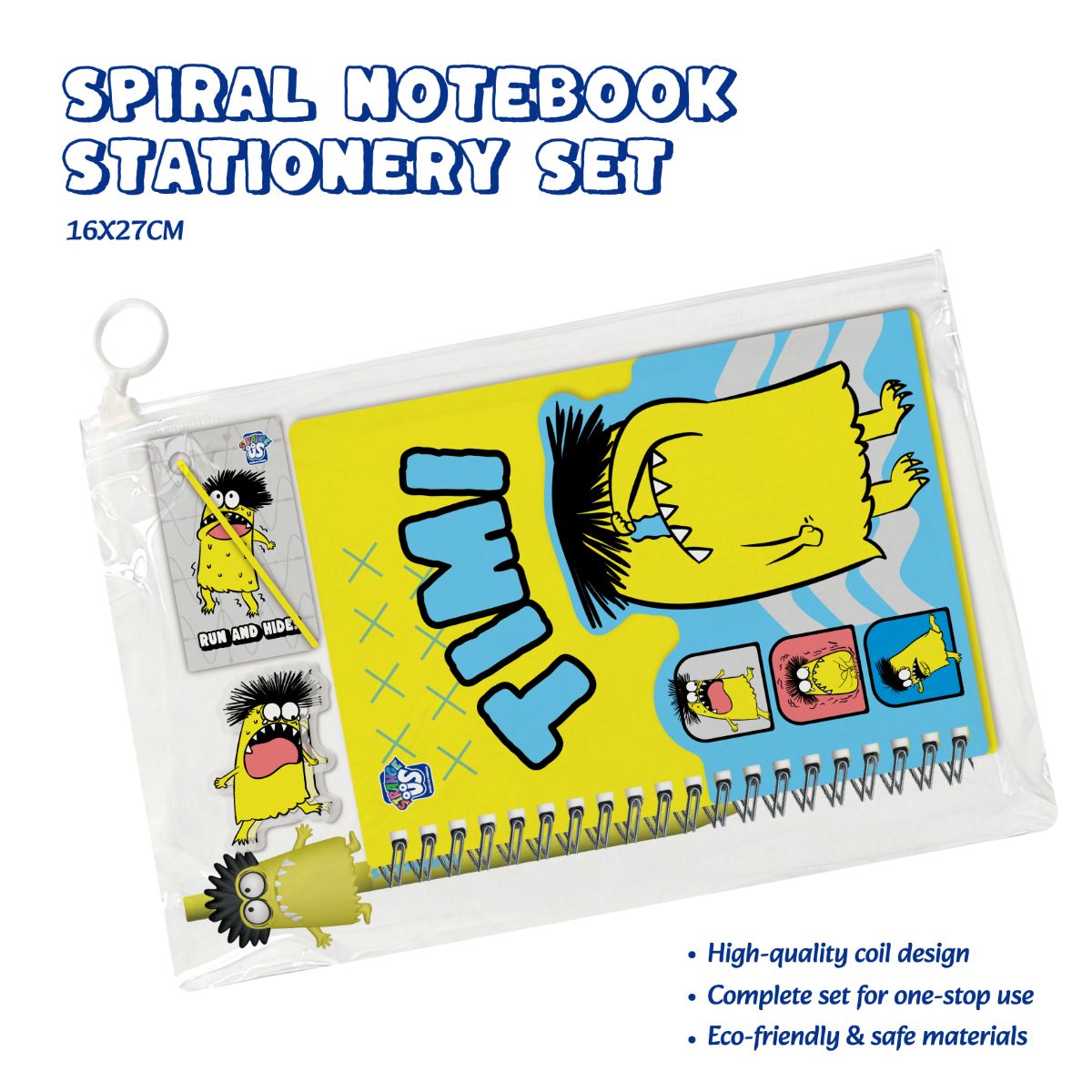 Strange Us Stationery Gift 4Pc/Set