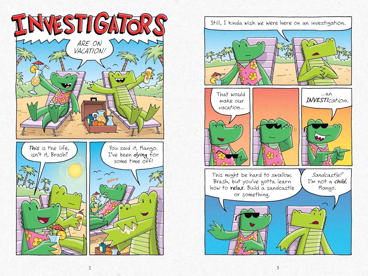 InvestiGators: Ants in Our P.A.N.T.S.: A Laugh-Out-Loud Comic Book Adventure! (International Edition)