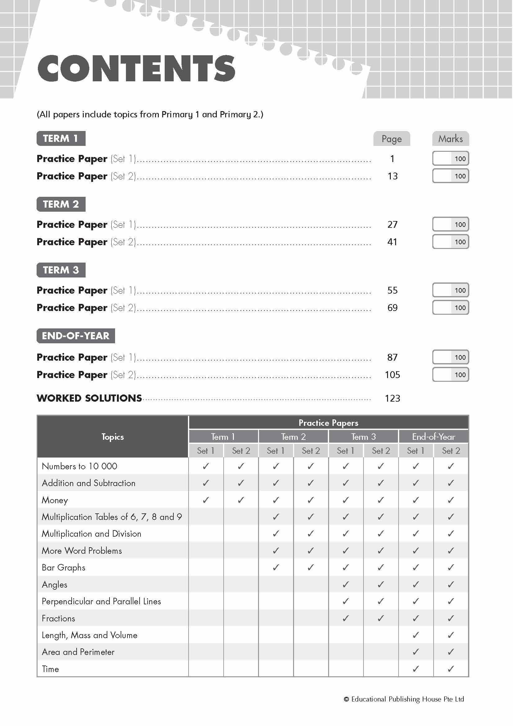 Primary 3 Top Mathematics Practice Papers (3rd Edition)