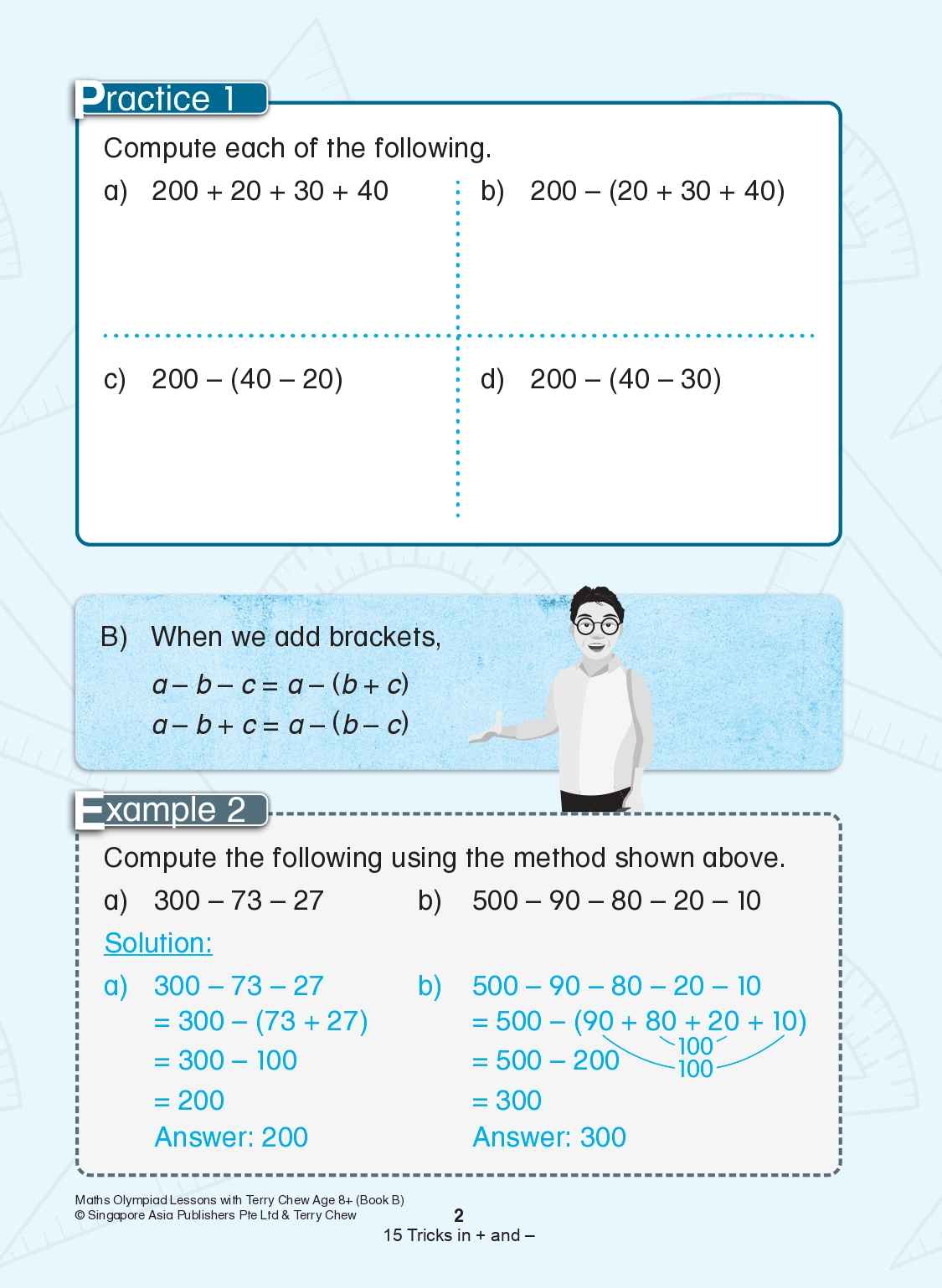 Maths Olympiad Lessons with Terry Chew Age 8+ Book B