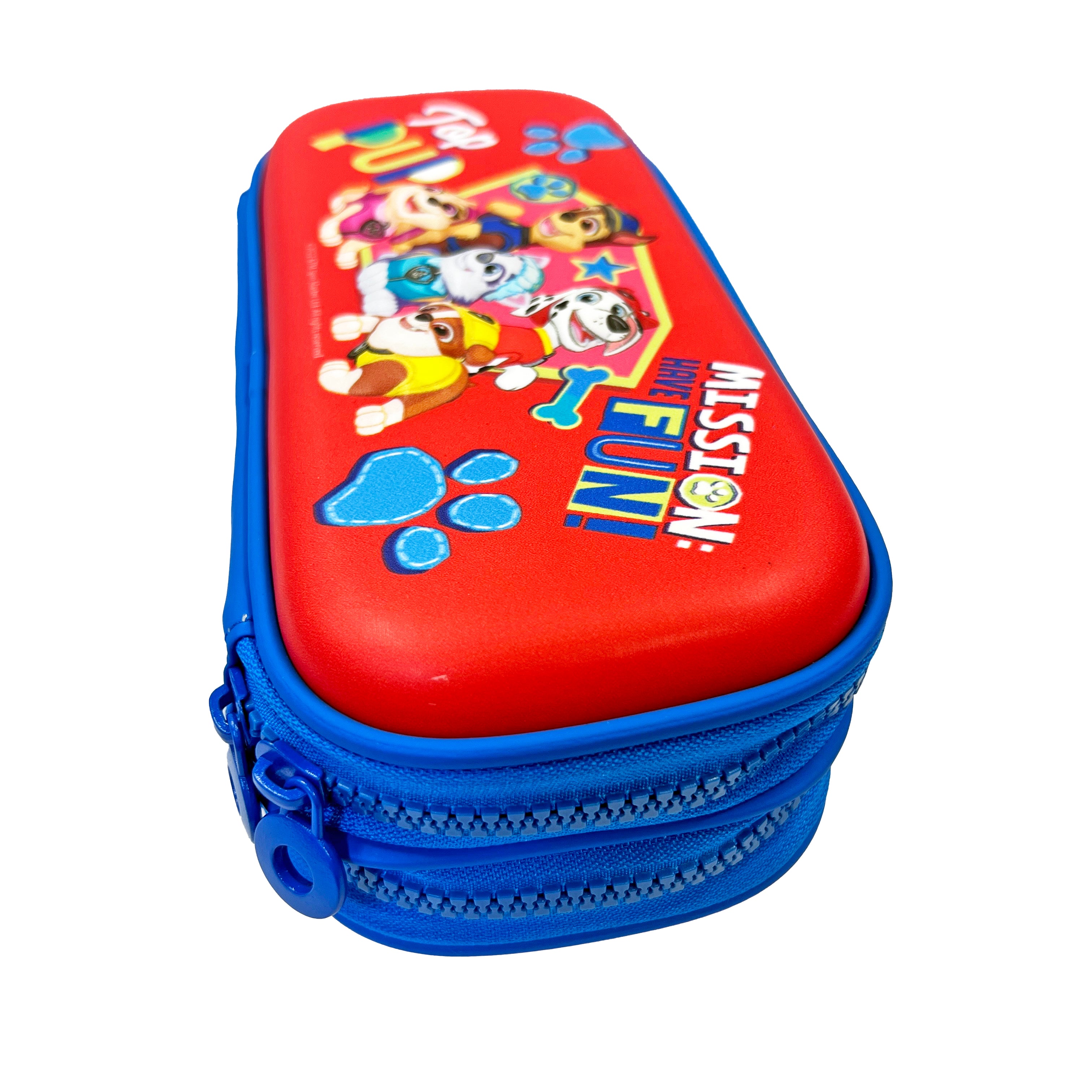 PAW PATROL DOUBLE ZIP 3D PENCIL CASE (S) 3DPC-S-3