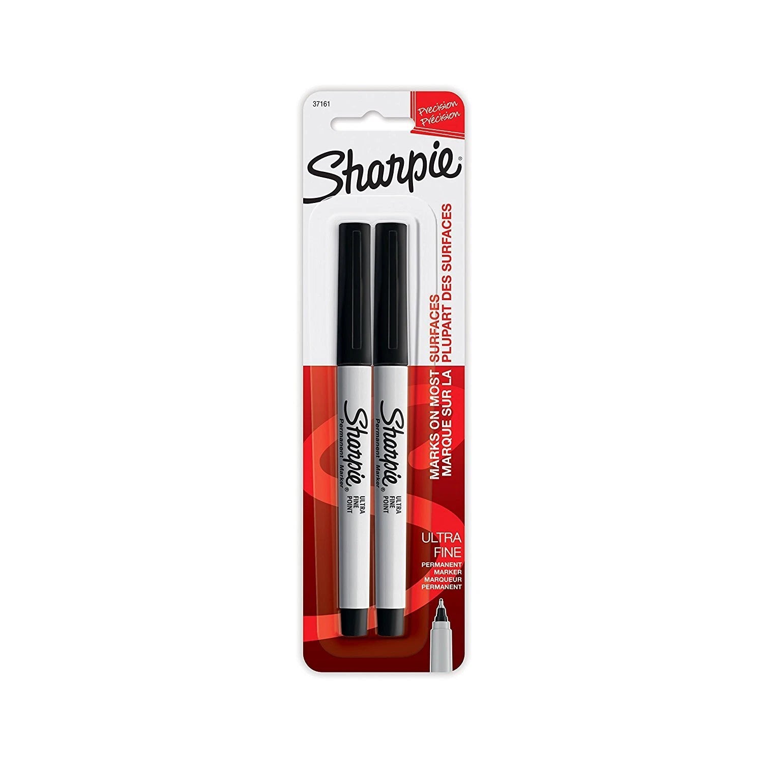 SHARPIE ULTRA FINE BLK 2'S ( BM3761TG)