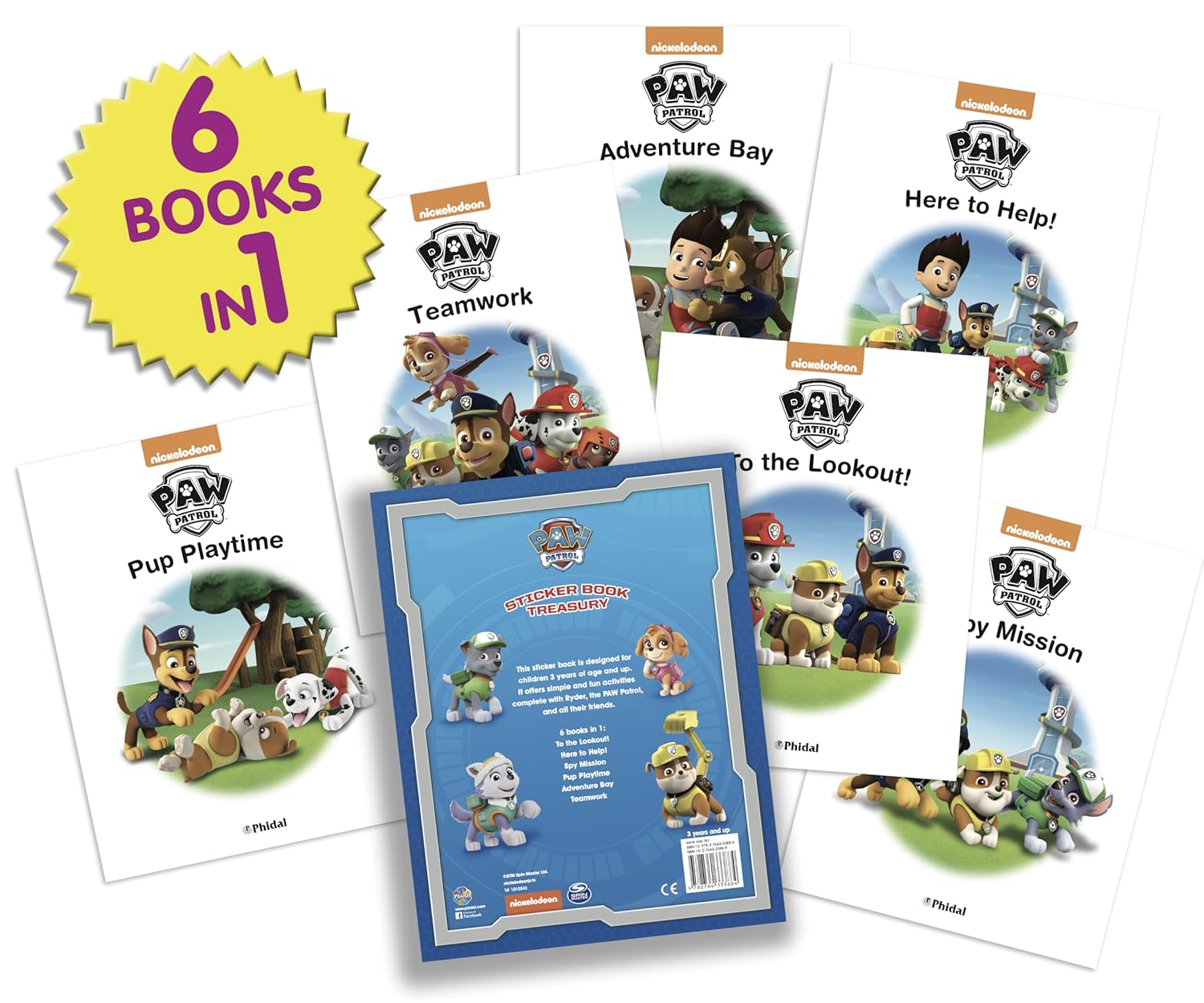 Paw Patrol Sticker Book Treasury (Paperback)