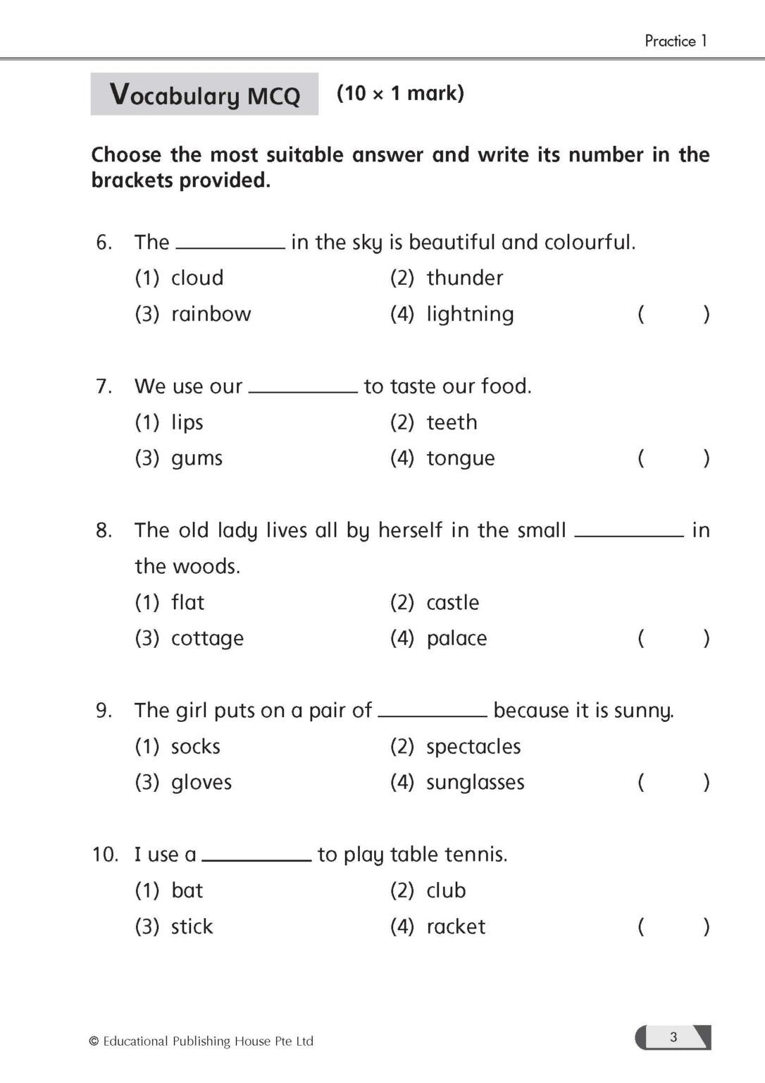 Primary 2 English Practice Package
