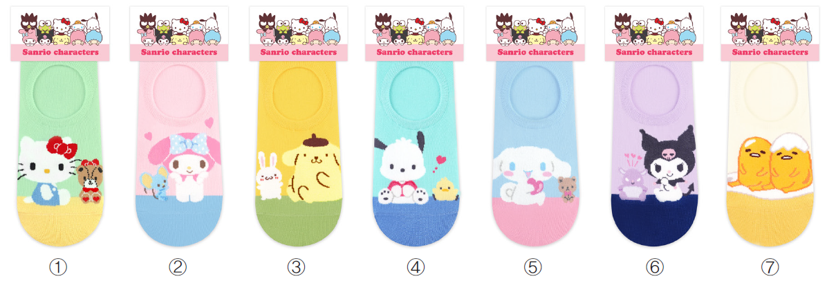 Sanrio & Friends Boat Socks - Pochacco